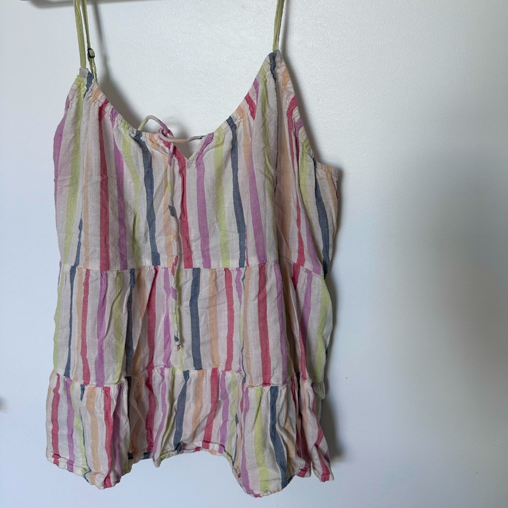 Old Navy Rainbow Stripe Tank Top